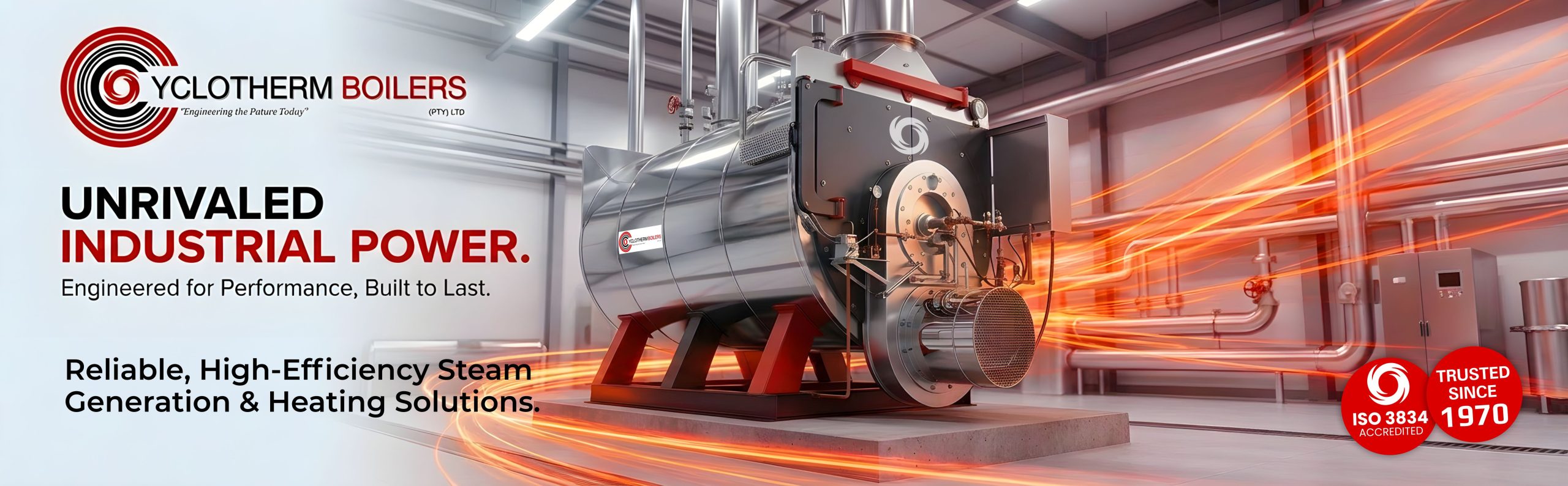 Unrivaled Industrial Power</p>
<p>Reliable, High-Efficiency Steam Generation & Heating Solutions.