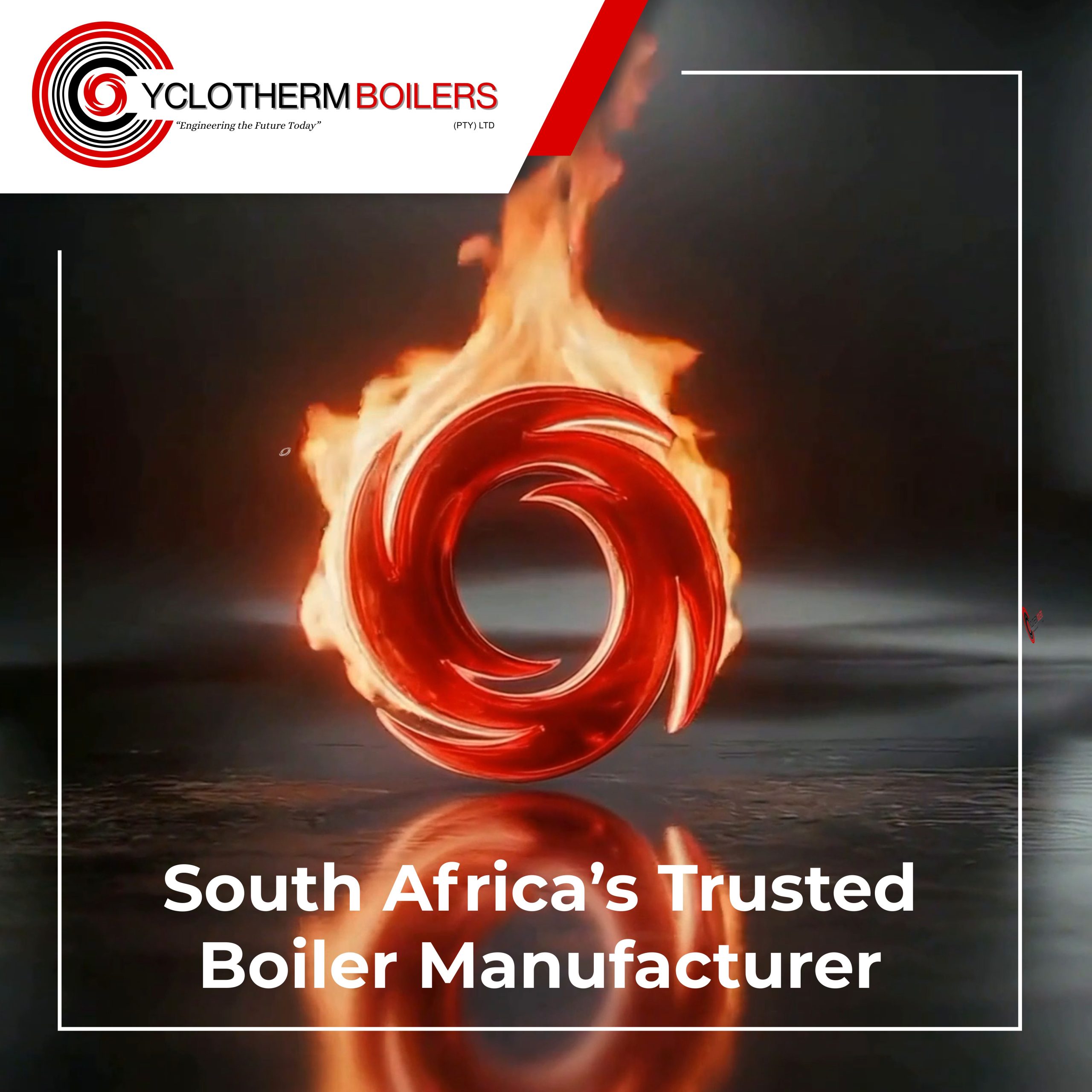 Hot gases travel through tubes. Water surrounds the tubes. Result: stable, efficient steam.